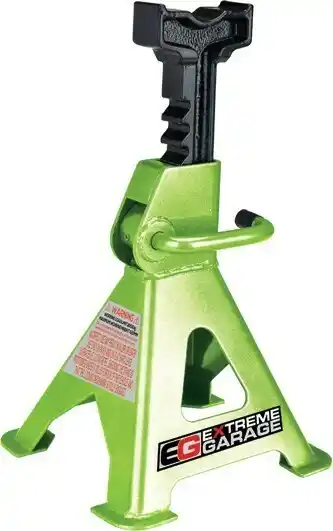 Autobarn Extreme Garage Neon Green 2000KG Ratchet Type Axle Stands offer