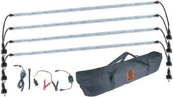 Autobarn Rough Country 4 Piece 12V White LED Camp Light Kit 50cm offer