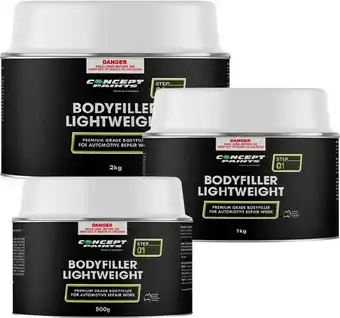 Concept Paints Lightweight Fillers