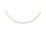 Bevilles Jewellery 9ct Yellow Gold Fine Omega 45cm Necklace offer