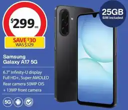 Coles Samsung Galaxy A17 5G offer