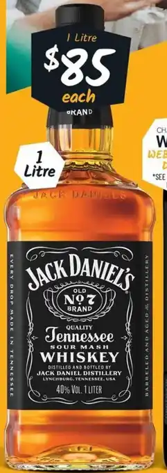 Jack Daniel's Old Number 7 Whiskey