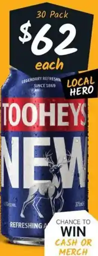 Cellarbrations Tooheys New Block Cans offer