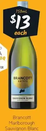 Cellarbrations Brancott Marlborough Sauvignon Blanc offer