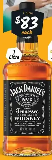 Cellarbrations Jack Daniel's Old Number 7 Whiskey offer