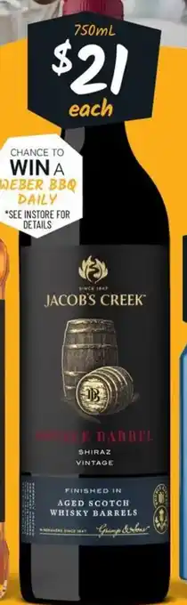 Jacob's Creek Double Barrel Range