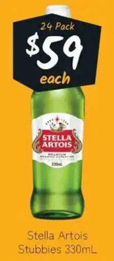 Cellarbrations Stella Artois Stubbies offer