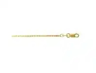 Bevilles Jewellery 9ct Yellow Gold Solid Box Necklace Chain 40cm offer