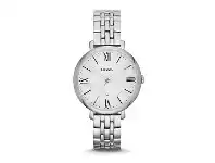 Bevilles Jewellery Fossil Ladies Round White Roman Dial Watch offer