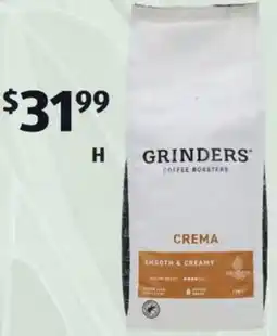 ALDI Grinders Crema Coffee Beans offer
