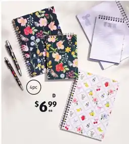 ALDI Stationery Set 4pc or Diary offer