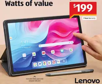 Lenovo Idea Tab with Folio Case and Pen
