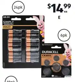 ALDI Duracell Battery Packs offer