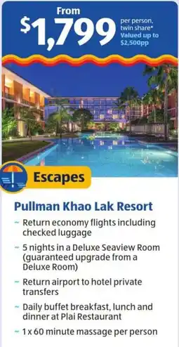 ALDI Pullman Khao Lak Resort offer