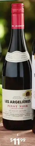 ALDI Les Argelières Pays d'Oc Pinot Noir 2024 offer