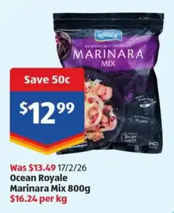 ALDI Ocean Royale Marinara Mix offer