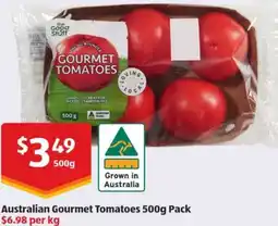 ALDI Australian Gourmet Tomatoes Pack offer