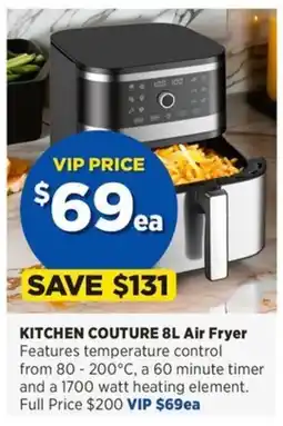 Spotlight KITCHEN COUTURE 8L Air Fryer offer