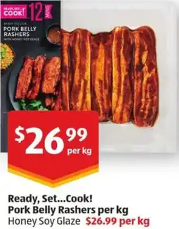 ALDI Ready, Set...Cook! Pork Belly Rashers offer