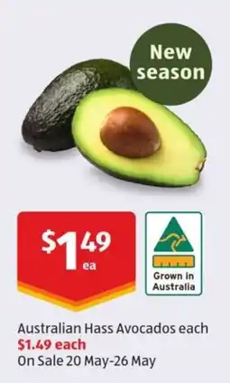 ALDI Australian Hass Avocados offer