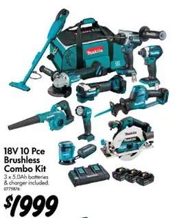 Bunnings 18V 10 Pce Brushless Combo Kit offer