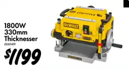 Bunnings 1800W 330mm Thicknesser offer