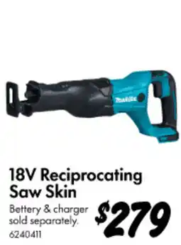Bunnings 18V Reciprocating Saw Skin offer