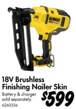Bunnings 18V Brushless Finishing Nailer Skin offer