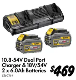 Bunnings 10.8-54V Dual Port Charger & 18V/54V offer
