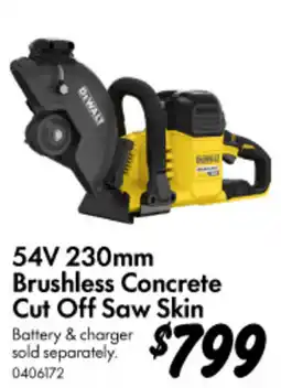 Bunnings 54V Brushless Concrete Cut Off Saw Skin offer