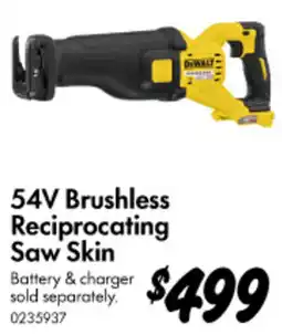Bunnings 54V Brushless Reciprocating Saw Skin offer