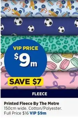 Spotlight Printed Fleece By The Metre offer