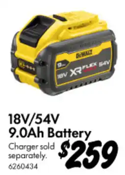 Bunnings 18V/54V 9.0Ah Battery offer