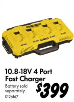 Bunnings 10.8-18V 4 Port Fast Charger offer