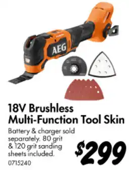 Bunnings 18V Brushless Multi-Function Tool Skin offer