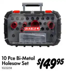 Bunnings 10 Pce Bi-Metal Holesaw Set offer