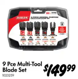 Bunnings 9 Pce Multi-Tool Blade Set offer