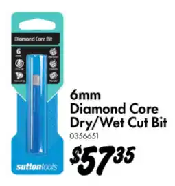 Bunnings Diamond Core Dry/Wet Cut Bit offer