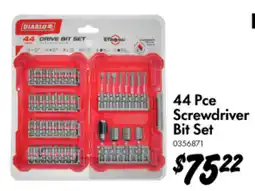 Bunnings 44 Pce Screwdriver Bit Set offer