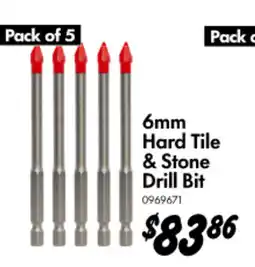 Bunnings 6mm Hard Tile & Stone Drill Bit offer