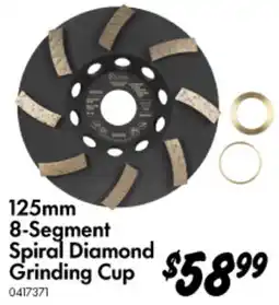 Bunnings 125mm 8-Segment Spiral Diamond offer