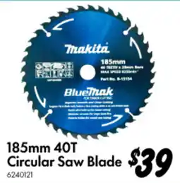 Bunnings 40T Circular Saw Blade offer