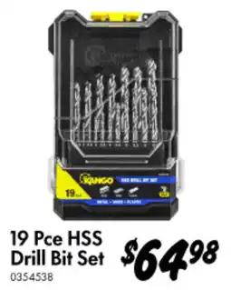 Bunnings 19 Pce HSS Drill Bit Set offer
