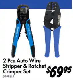 Bunnings 2 Pce Auto Wire Stripper & Ratchet offer