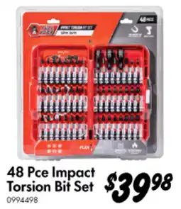 Bunnings Impact Torsion Bit Set offer
