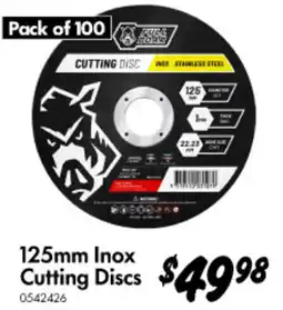 Bunnings Inox Cutting Discs offer