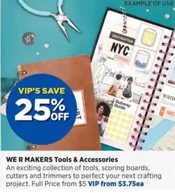 Spotlight We r makers tools & accessories offer