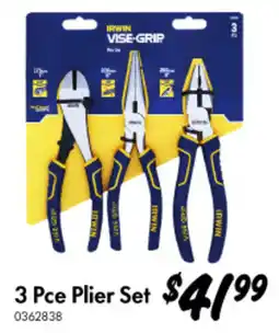 Bunnings 3 Pce Plier Set offer