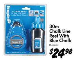 Bunnings 30m Chalk Line Reel With Blue Chalk offer