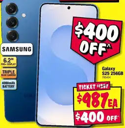 JB Hi-Fi Galaxy S25 256GB offer